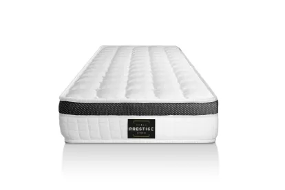 Ensemble Matelas Sommier 120x190 cm - Sommier Blanc (en kit) - Supérieur