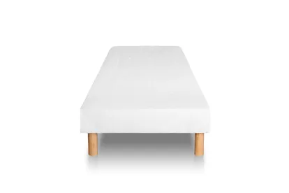 Ensemble Matelas Sommier 80x200 cm - Sommier Blanc (déjà monté) - Privilège
