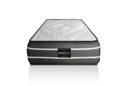 Ensemble Matelas Sommier 80x190 cm - Sommier Noir (en kit) - Exclusive