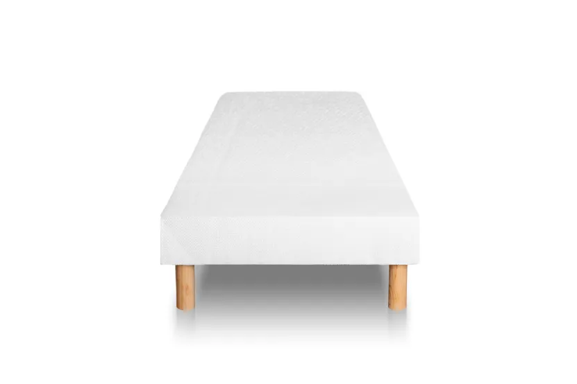 Ensemble Matelas Sommier 80x190 cm - Sommier Blanc (déjà monté) - Exclusive