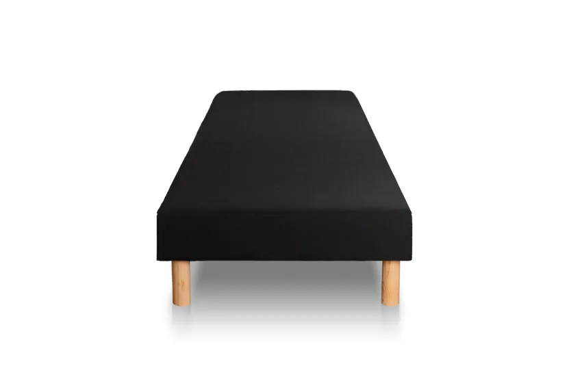 Ensemble Matelas Sommier 80x200 cm - Sommier Noir (déjà monté) - Exclusive