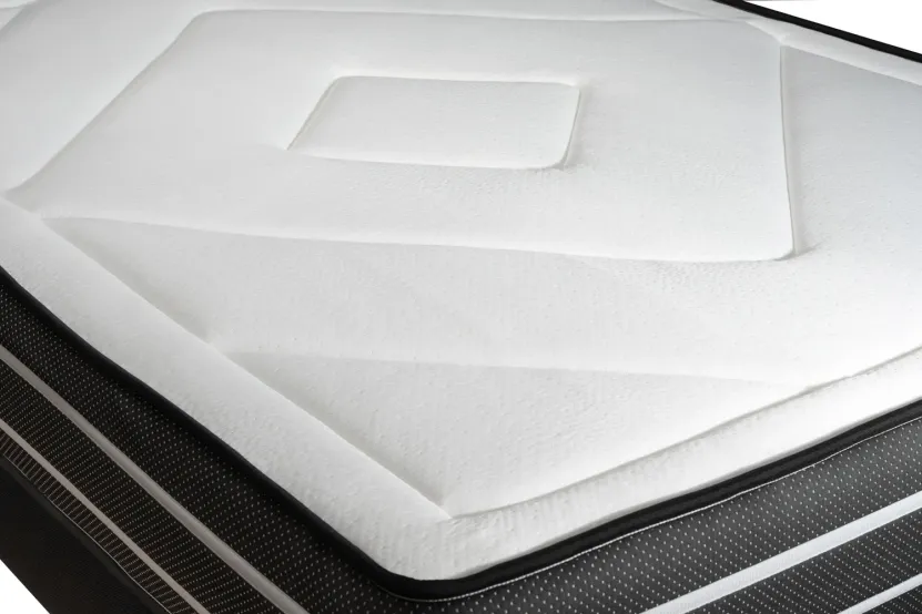 Ensemble Matelas Sommier 140x200 cm - Sommier Noir (en kit) - Exclusive
