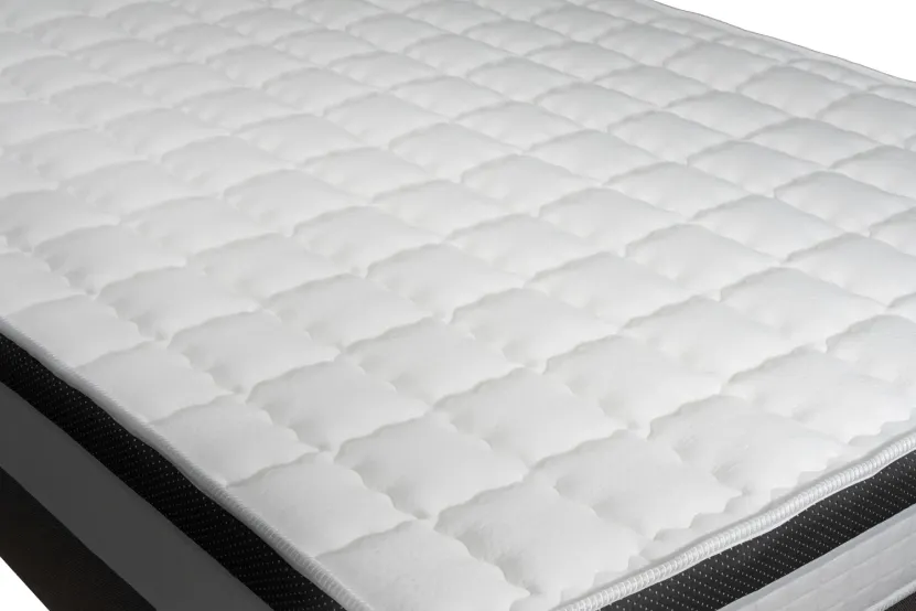Ensemble Matelas Sommier 180x200 cm - 2 Sommiers Blancs (déjà monté) - Supérieur