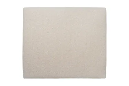 Tête de lit 150 cm Tapissée - Tissu Bouclette Beige Clair