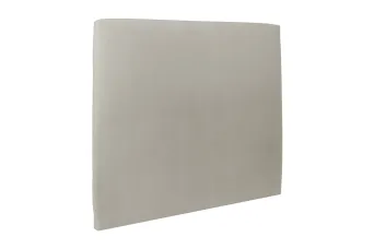 Tête de lit 160 cm Tapissée - Tissu Velours Taupe