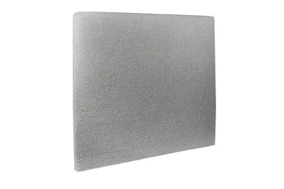 Tête de lit 150 cm Tapissée - Tissu Bouclette Gris