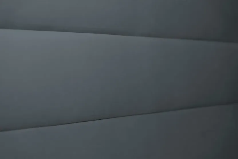 Tête de lit 160 cm Lignes - Tissu Velours Gris Anthracite