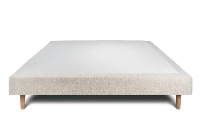 Sommier Tapissier 140x200 cm - H29 cm - Bouclette - Beige clair