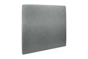 Tête de lit 150 cm Tapissée - Tissu Toile Natté Gris Anthracite