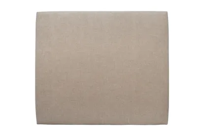 Tête de lit 200 cm Tapissée - Tissu Toile Natté Beige Brun
