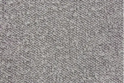 Tête de lit 140 cm Lignes - Tissu Bouclette Gris