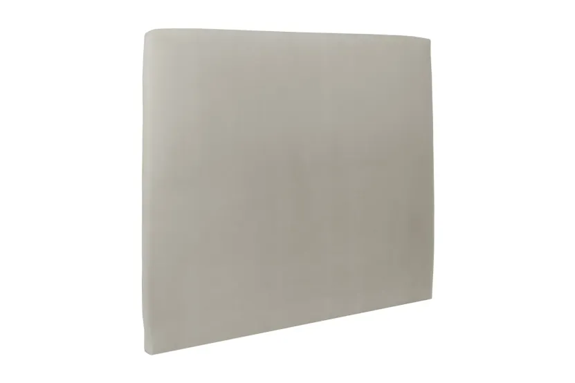 Tête de lit 180 cm Tapissée - Tissu Velours Taupe