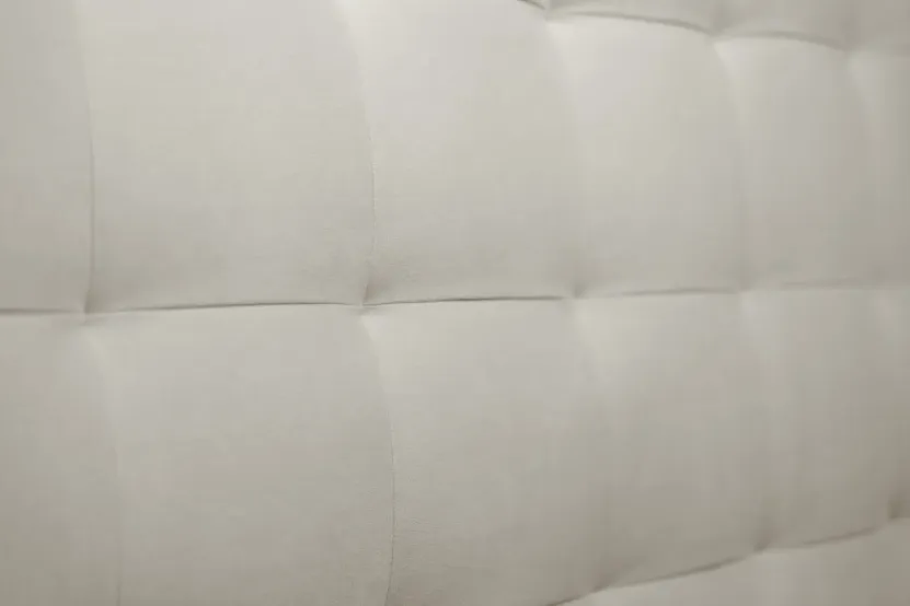 Tête de lit 160 cm Capitonnée - Tissu Velours Taupe