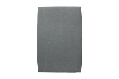 Tête de lit 90 cm Tapissée - Tissu Toile Natté Gris Anthracite