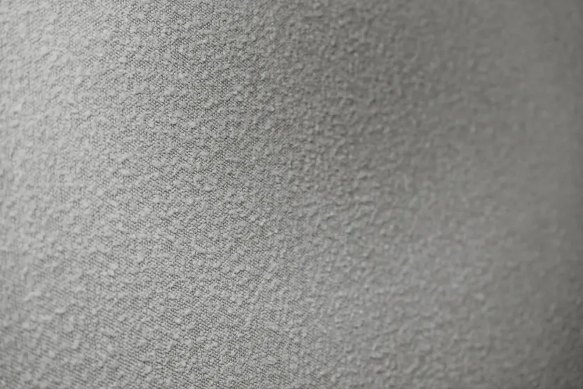 Tête de lit 90 cm Tapissée - Tissu Bouclette Gris