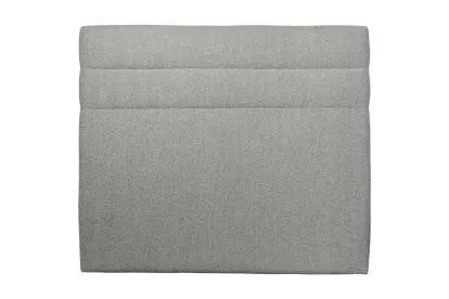 Tête de lit 180 cm Lignes - Tissu Bouclette Gris