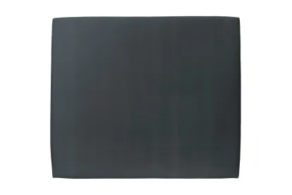 Tête de lit 135 cm Tapissée - Tissu Velours Gris Anthracite